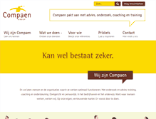 Tablet Screenshot of compaengroep.nl